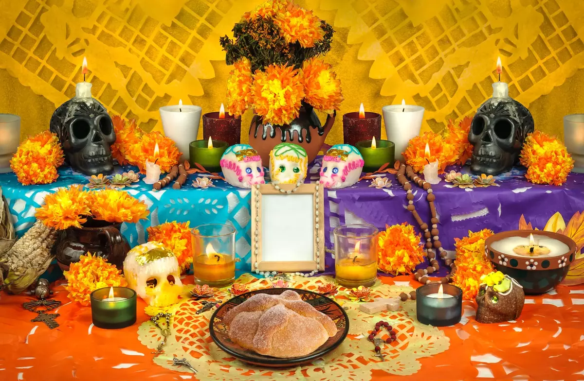 Dia de Los Muertos Community Altar Christ The King Lutheran Church